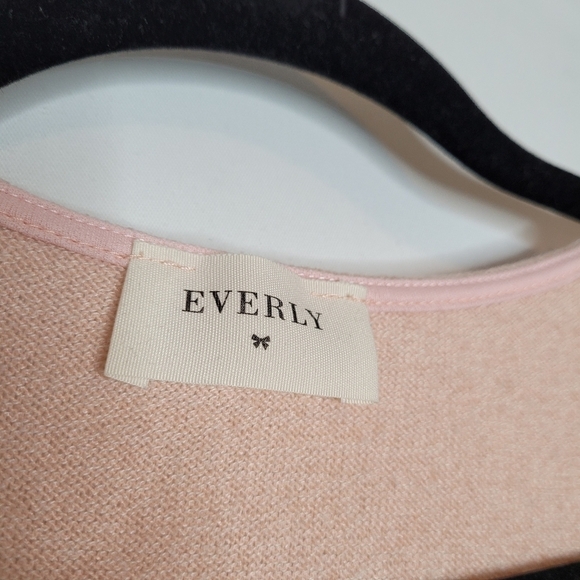 Everly Pink Crossover Long Sleeve Top - Picture 10 of 11